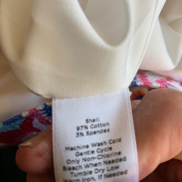 Talbots petites fully‎ lined paisley mini. NWT. Retail 110 - Picture 5 of 5